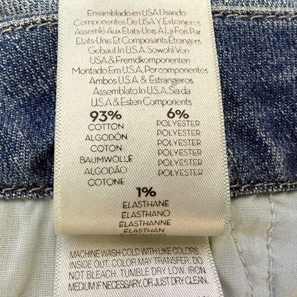 MOTHER Jeans Women's Size 28 High Waisted Looker Ankle Fray Medium Wash Denim - Picture 9 of 9